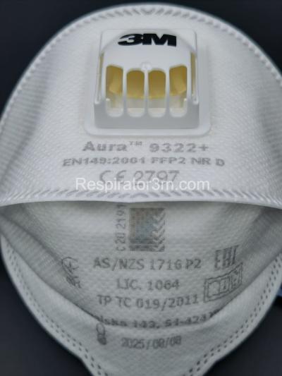 Фото Респиратор - Маска  3М™ Aura™ 9322  FFP2 с клапаном выдоха