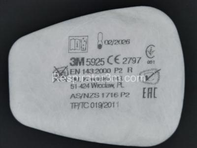 Фото Фильтр 3M 5925 (Р2) FFP2 противоаэрозольный